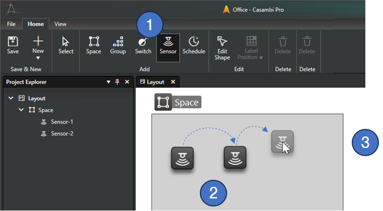 Controller tools in the home ribbon