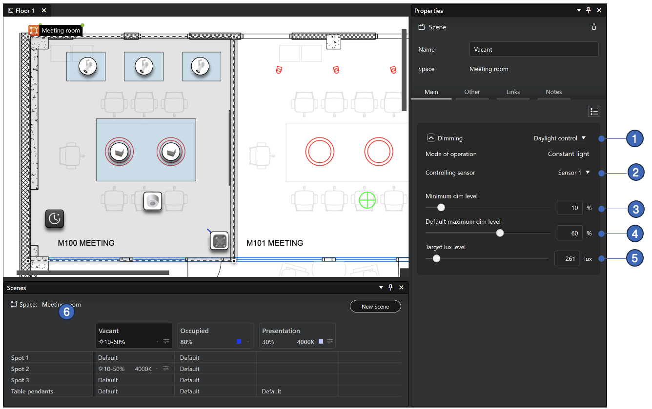 Daylight control screenshot windows