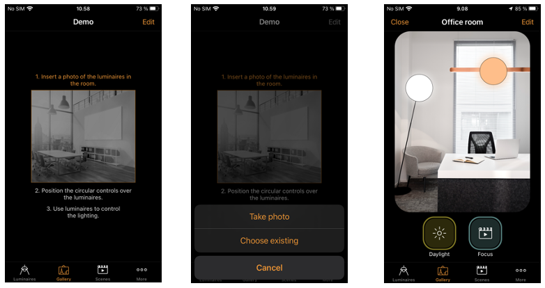 Adding a photo to the gallery